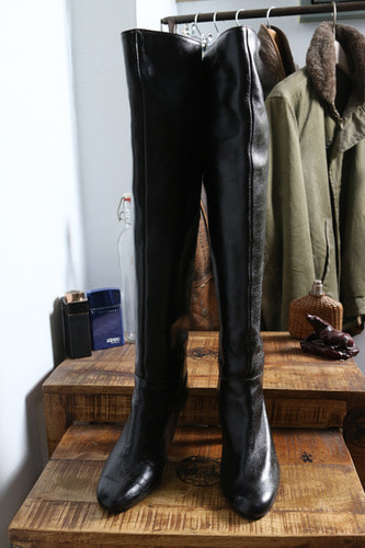 Jpn (225) &quot;Leather thigh high BOOTS&quot;  
