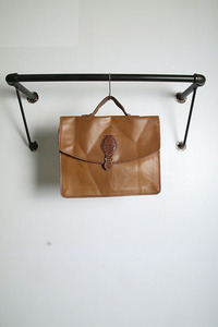 LANCEL ( 35 cm x 27 cm ) leather