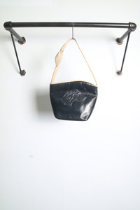 90s Jpn ( 32 cm x 20 cm ) HAND MADE leather