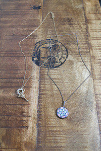 90s~ vintgae necklace 2 piece 