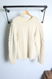 Jpn (M~L) Aran sweater  