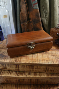 Jpn hand made (23cm x 8cm) 80~90s antique orgel~ ♪♬  box case!