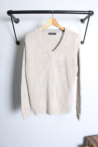 TOMORROWLAND tricot (M~L) &quot;linen &amp; cotton&quot;