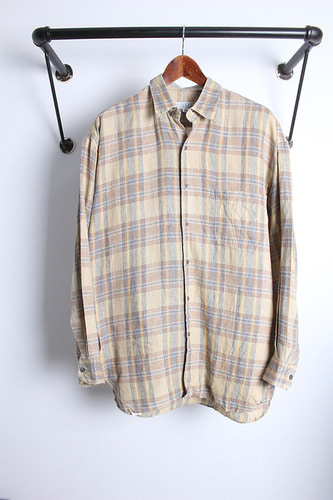 BARNEYS NEWYORK (M~L) made in ITALY &quot;linen&quot;