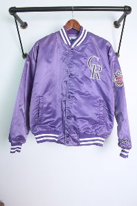 80~90s Chalk Line (L~XL) made in USA &quot;Colorado Rockies&quot;