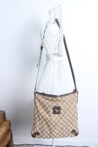 Gucci (29cm x 31cm) &quot;GG Canvas Abbey Crossbody Bag &quot;