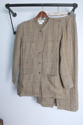 MANOLO PARIS (66/26~28) made in FRANCE &quot;rayon &amp; linen&quot;